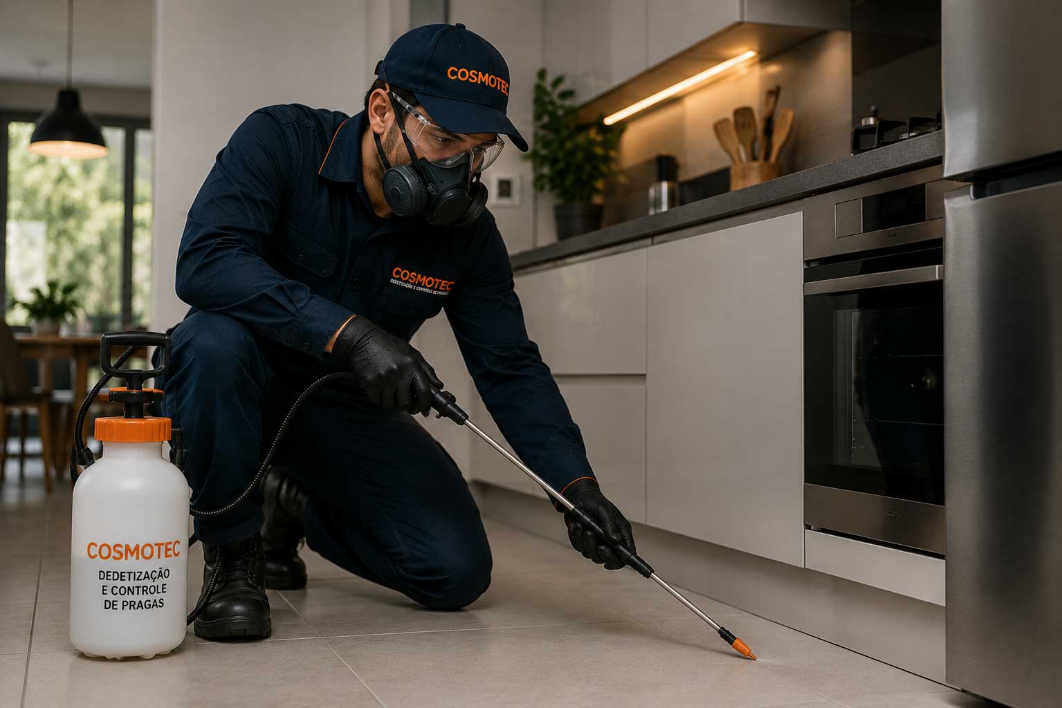 Serviço profissional para controle de baratas